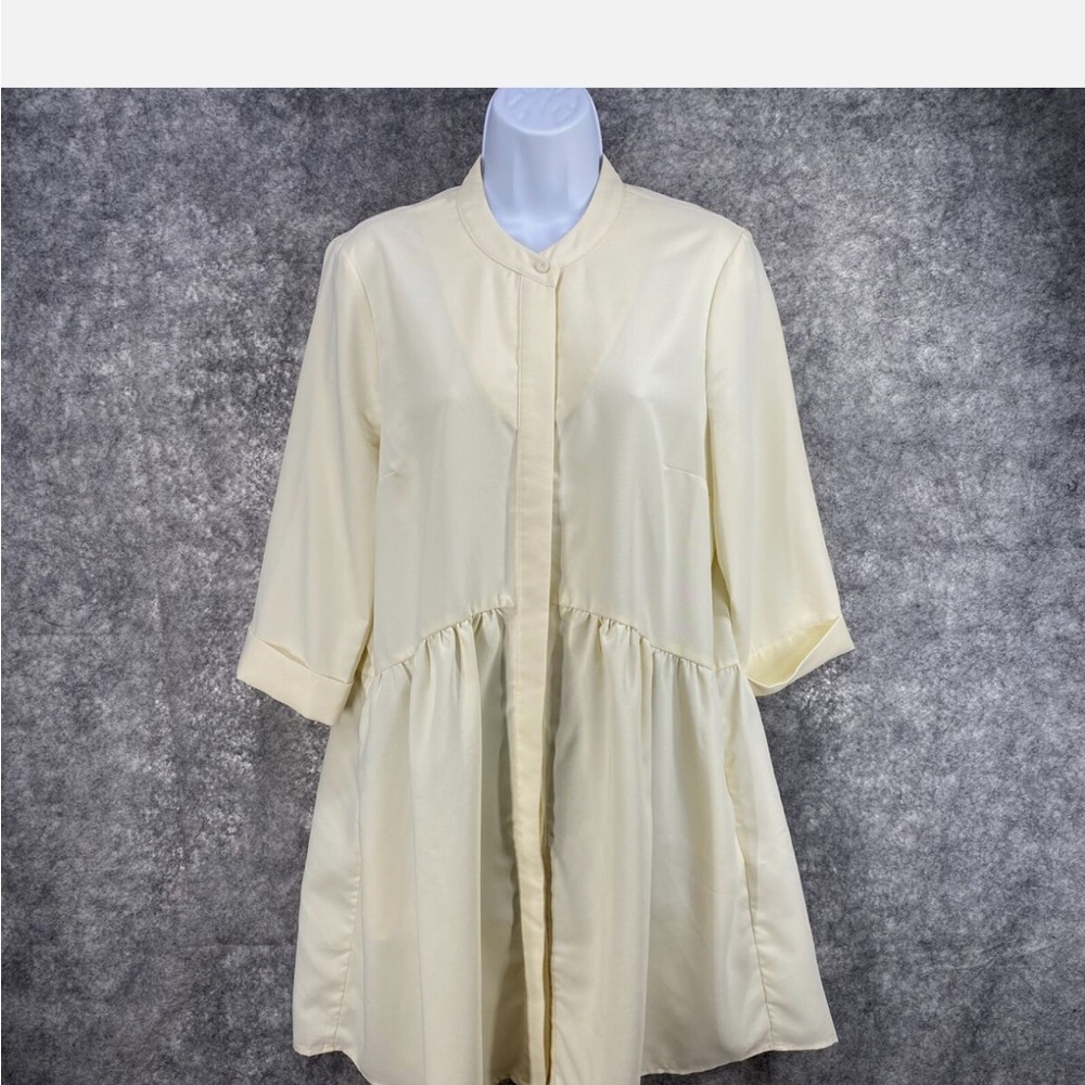 Tuckernuck Ivory Button-Up Blouse